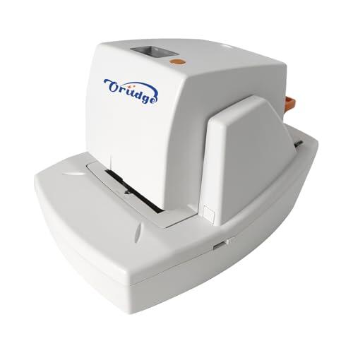 Oritdge Grapadora eléctrica de escritorio, capacidad de 70 hojas, grapadora de escritorio automática para grapadora eléctrica, color plateado con 2000 grapas