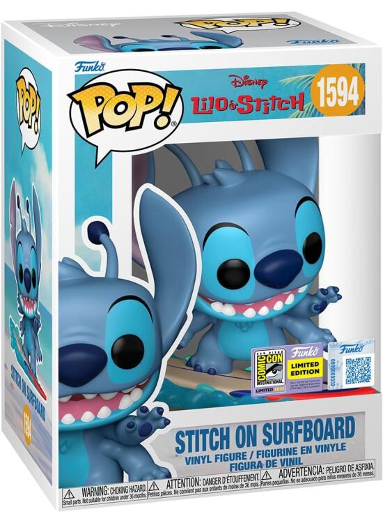 Descubre la Figura Funko Pop! Stitch Surf Exclusiva