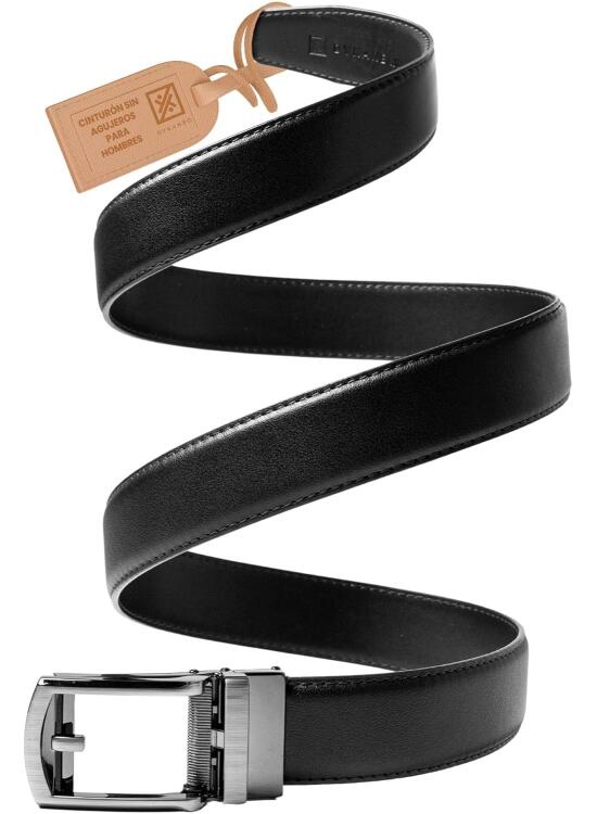 Cinturones Hombre Cuero - Cinturon Hombre Cuero - Cinto Homem - Cinturon Sin Agujeros Hombre - Cinto Hombre - Cinturon Piel Hombre Automatico