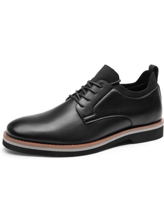 Bruno Marc Zapatos de Vestir Oxfords Zapatos de Cordones Comodos Clásico Zapatos de Traje Casuales Derby para Hombre