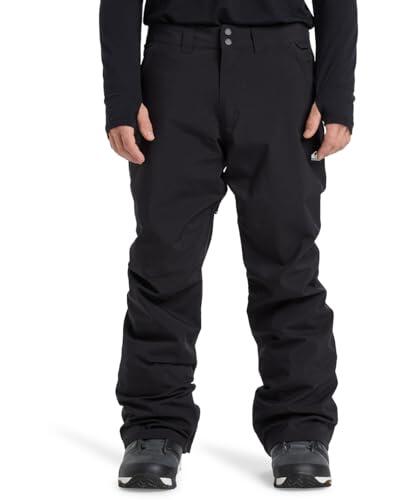 Quiksilver - Pantalón de Nieve Estate para Hombre, Color Negro, XL