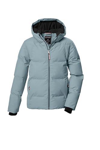 killtec Niñas Chaqueta acolchada/chaqueta de invierno con capucha KOW 357 GRLS QLTD JCKT, hell rauchblau, 140, 42150-000