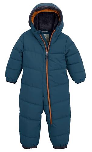 first instinct by killtec Niños Mono acolchado con capucha/traje de nieve repelente al agua FIOW 20 MNS QLTD ONPC, denim dunkelpetrol, 110/116, 42261-000