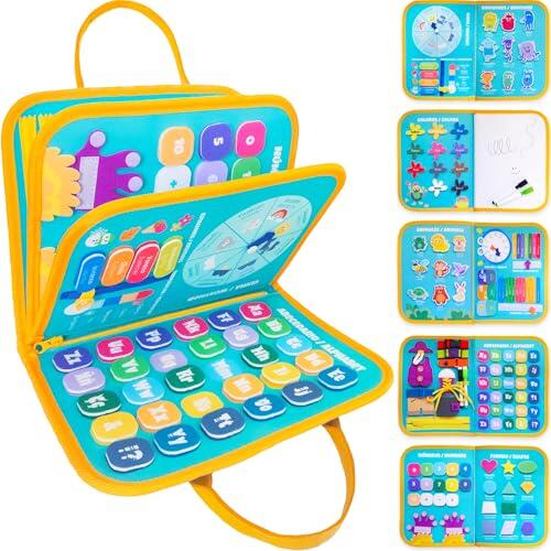Por qué el Libro Montessori Busy Board 20 en 1 es ideal para el desarrollo infantil