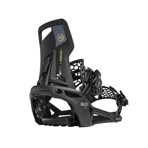Nidecker OG Supermatic Fijaciones de Snowboard - Sistema de Apertura automática con Respaldo Alto reclinable - XL - Black