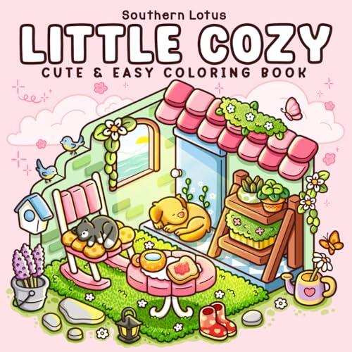 El arte de la calma: descubre el libro de colorear Little Cozy para desconectar del estrés diario
