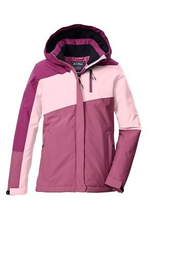 killtec Niñas Chaqueta funcional/chaqueta de exterior con capucha y protección contra la nieve KOW 218 GRLS JCKT, himbeere, 164, 43503-000