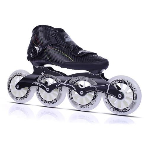 Patines En Linea Adulto, Patines Profesionales, Patines De Ruedas para Exteriores, Patines De Velocidad De Fibra De Carbono para Hombre Y Mujer, Patines 4 Ruedas Adulto, Unisex