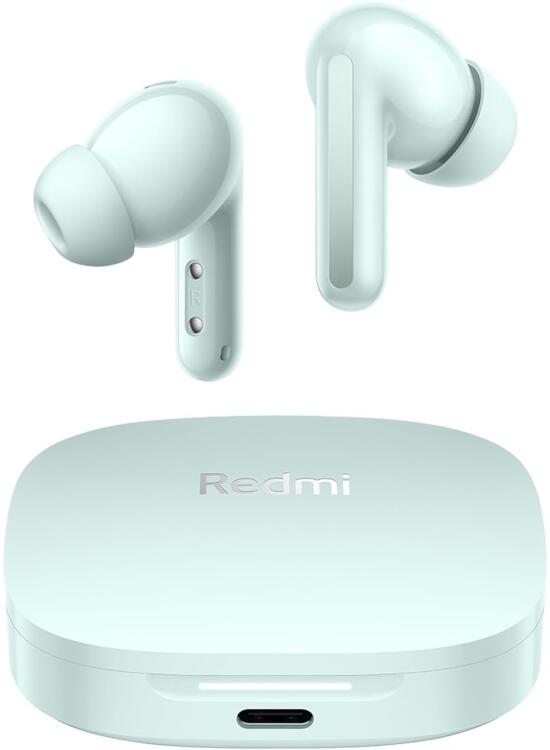 XIAOMI Redmi Buds 6 - Auriculares inalámbrico, cancelación de Ruido, Ligero, 10 Horas de autonomía y 42 Horas con el Estuche de Carga, Bluetooth, Verde (Versión ES)