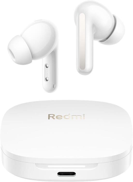 XIAOMI Redmi Buds 6 - Auriculares inalámbrico, cancelación de Ruido, Ligero, 10 Horas de autonomía y 42 Horas con el Estuche de Carga, Bluetooth, Blanco (Versión ES)