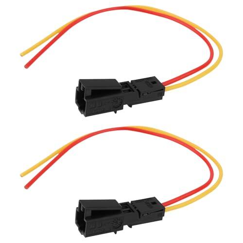OTOTEC 2 cables de altavoz de agudos de coche 4E0972575, adaptador de cableado de altavoz de 2 pines 4B0971832 compatible con Audi A1/A3/A4/A5/A6/A7/A8/Q2/Q3/Q5/TT