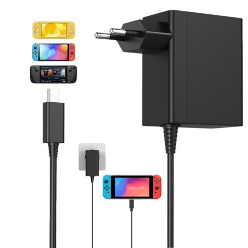 Análisis completo del adaptador de carga de 45W para Nintendo Switch y Steam Deck
