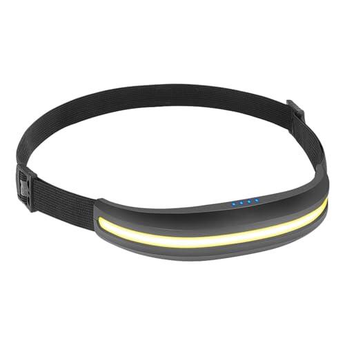 Faros delanteros para frente | Linterna frontal LED USB-C de alto lumen | Luz de cabeza ligera, linterna frontal para correr para ciclismo, equitación, sombreros duros