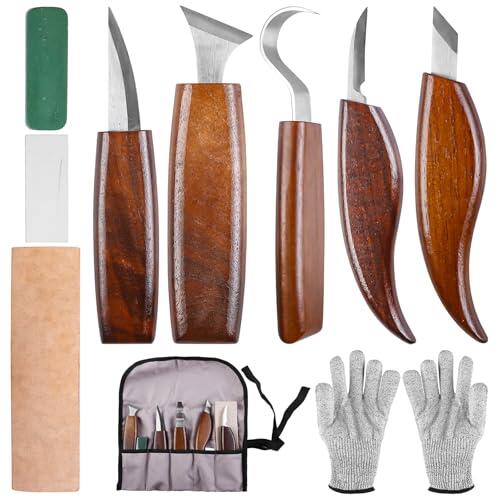 Domina el Arte de la Madera: Análisis del Set Profesional de 10 Cuchillos de Tallado