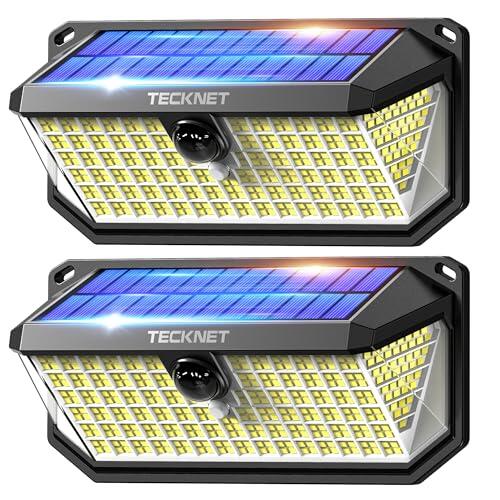 Iluminación Exterior Inteligente: Análisis de los Focos Solares TECKNET de 416 LED