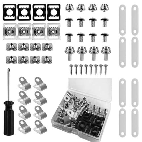 Kit de reparación de Casco de fútbol - Piezas de Repuesto para Casco de fútbol, Juego de Hardware de Casco de Hockey de Metal | 57X Herramientas de Mantenimiento Resistentes al Desgaste para Béi