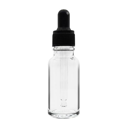 haituoyizhan 1 unidad Botella cuentagotas vacía de ámbar para aceite esencial de vidrio, líquido para aromaterapia, marrón, 5-50 ml, cuentagotas para masaje, botellas con pipeta recargables