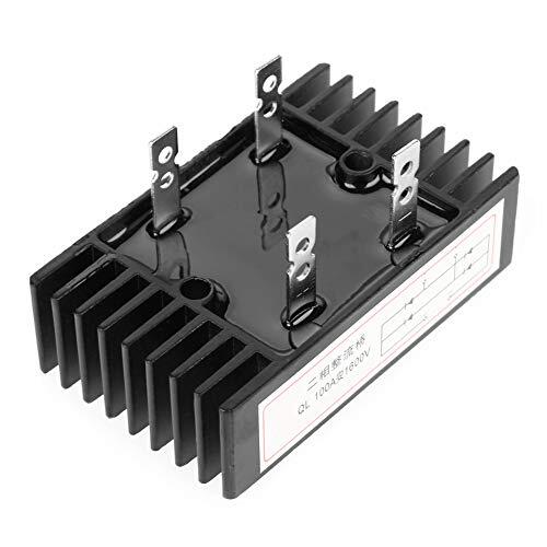 Rectificador de diodo de 2 fases 100A 1600V de alta potencia con disipador de calor para una disipación de calor efectiva y un funcionamiento estable