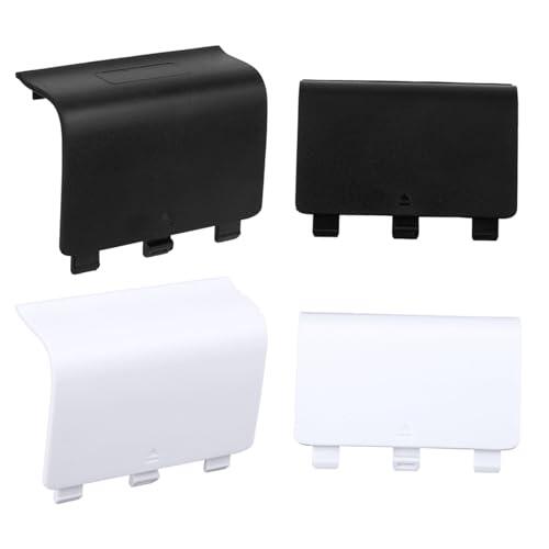 4uds Tapas Traseras de Batería para Mando de Xbox One, Tapa Trasera de Batería de Repuesto [NO para Xbox Series X/S] Pieza de Reparación de Cubiertas Traseras de Batería para Mando Inalámbrico