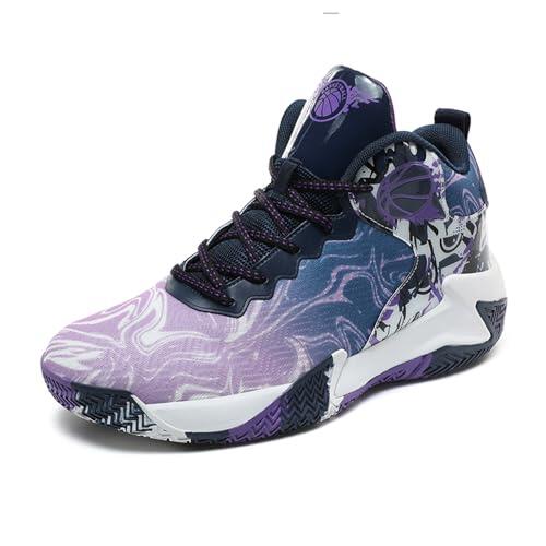 Zapatillas de Baloncesto para Hombre Zapatillas Deportivas cómodas de Malla para Caminar Zapatillas Ligeras de Moda para Correr al Aire Libre