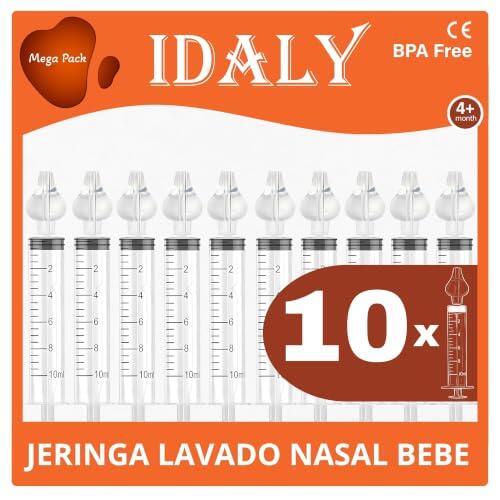 Guía completa sobre el set de 10 jeringas de lavado nasal para bebés de IDALY
