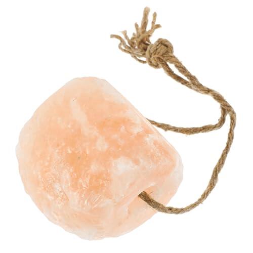 HAF® 1 piedra de sal de 5 – 6 kg con cordón para caballos, ganado, caza y ovejas | Piedra para fumigación de sal 100% de cristal de roca | Piedra mineral de Pakistán | Tamaño: 5 – 6 kg | Cantidad: 1