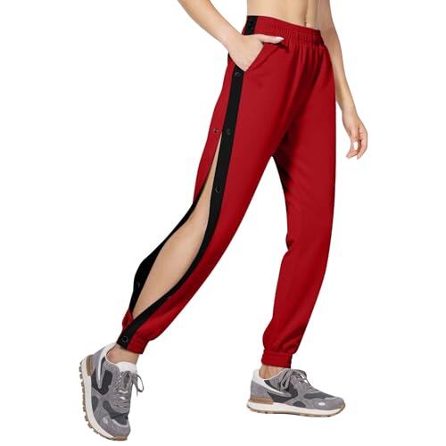 Pantalones de rehabilitación para hombre con apertura lateral, pantalones de jogging, pantalones postoperatorios, pantalones de entrenamiento de pierna ancha, pantalones de entrenamiento de pierna