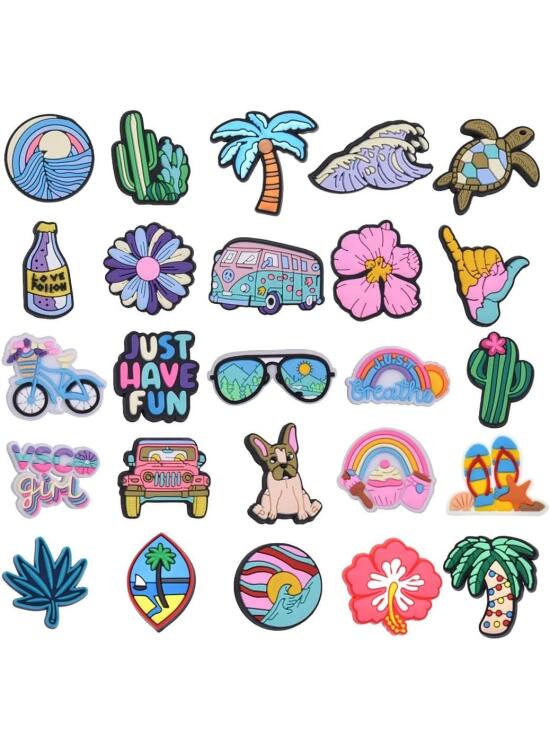 Dale un toque hawaiano a tus Crocs: Análisis de los adornos para calzado