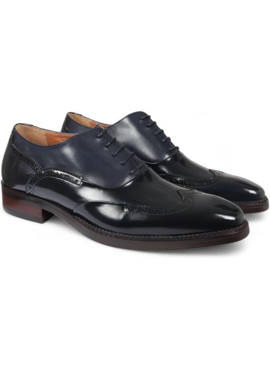 Infinity Leather Zapatos Formales Brogue de Charol para Hombre - Harry