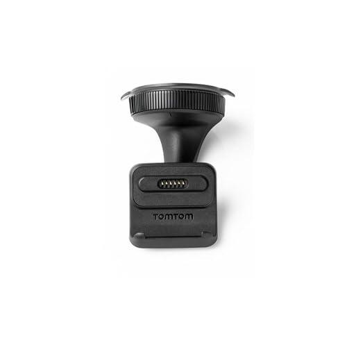 TomTom Powered Cargador y Soporte magnético, Compatible con ciertos Modelos de GPS con Pantalla de 7" y Puerto USB-C (verifique Que su GPS esté en la Lista de compatibilidad a continuación)