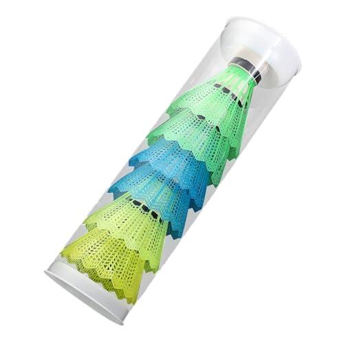 Bádminton Bird - Bádminton colorido para niños | Pelotas de ejercicio de bádminton para jugar al aire libre, bádminton y pájaros, suministros de práctica para principiantes, profesionales y jóvenes