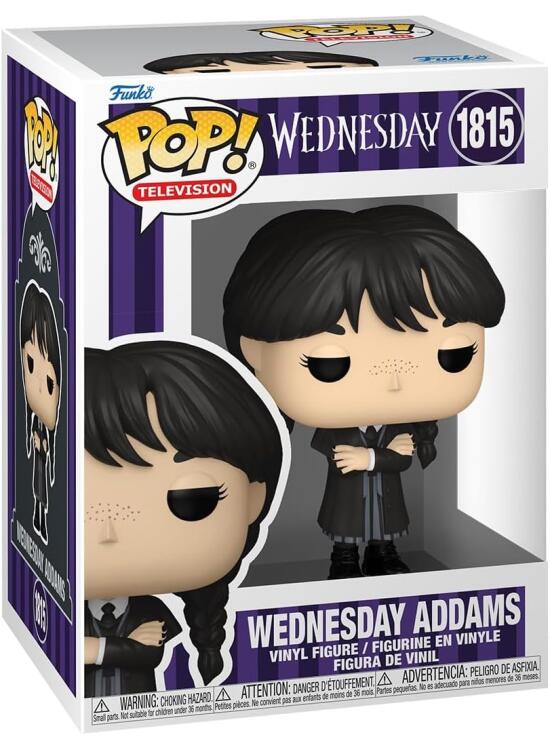 Funko Pop! TV: Wednesday - Wednesday - Merlina - Figura de Vinilo Coleccionable - Idea de Regalo - Mercancia Oficial - Juguetes para Niños y Adultos - TV Fans - Muñeco para Coleccionistas