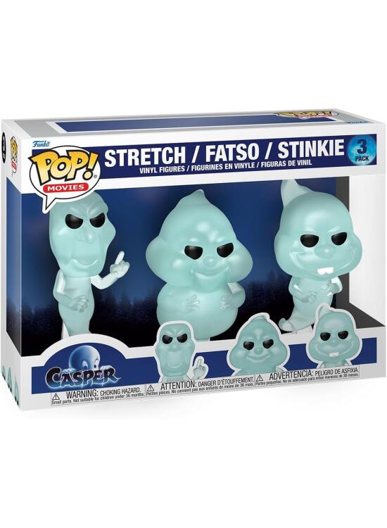Funko Pop! Movies: Casper 30th - Stinkie - Ghostly Trio 3PK - Casper (1995) - Figura de Vinilo Coleccionable - Idea de Regalo - Mercancia Oficial - Juguetes para Niños y Adultos - Horror Fans