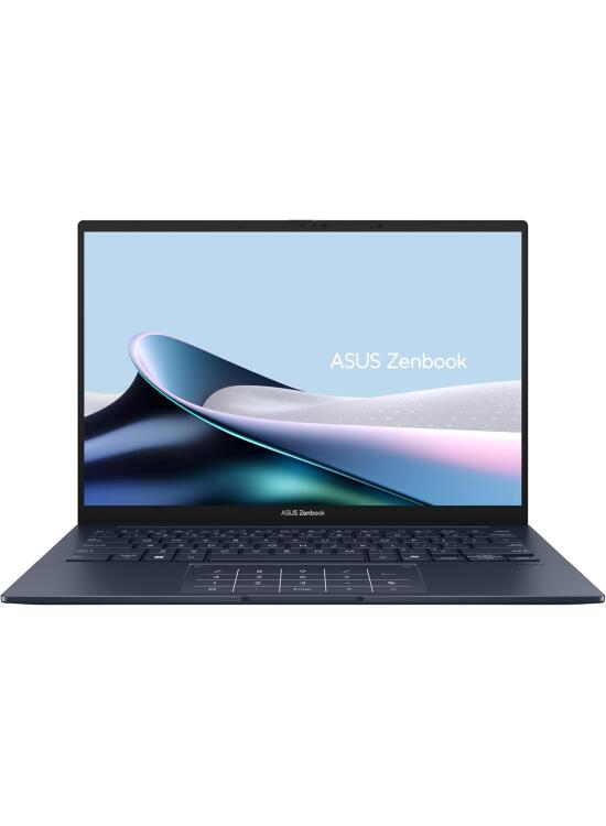 ASUS Zenbook 14 OLED UX3405CA-PZ006W - Ordenador Portátil 14" WQXGA+ 120Hz (Intel Core Ultra 9 285H, 32GB RAM, 1TB SSD, ARC 140T, Windows 11 Home) Pantalla táctil, Azul - Teclado QWERTY español