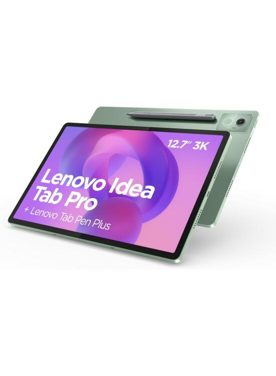 Lenovo Idea Tab Pro – Tablet 12.7" 3K (MediaTek Dimensity 8300, 8 GB RAM, 256 GB UFS 4.0, 144 Hz, Wi-Fi 6E, Bluetooth 5.3, Android 14) Verde - Incluye Pen