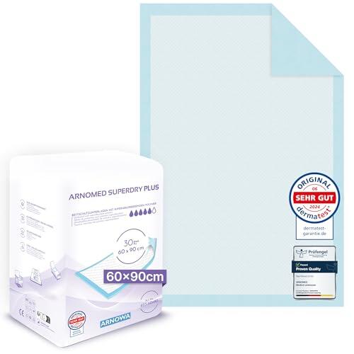 ARNOMED Empapadores Cama para Incontinencia 60x90cm, Cambiador Desechable 5 Capas - 240 Unidades