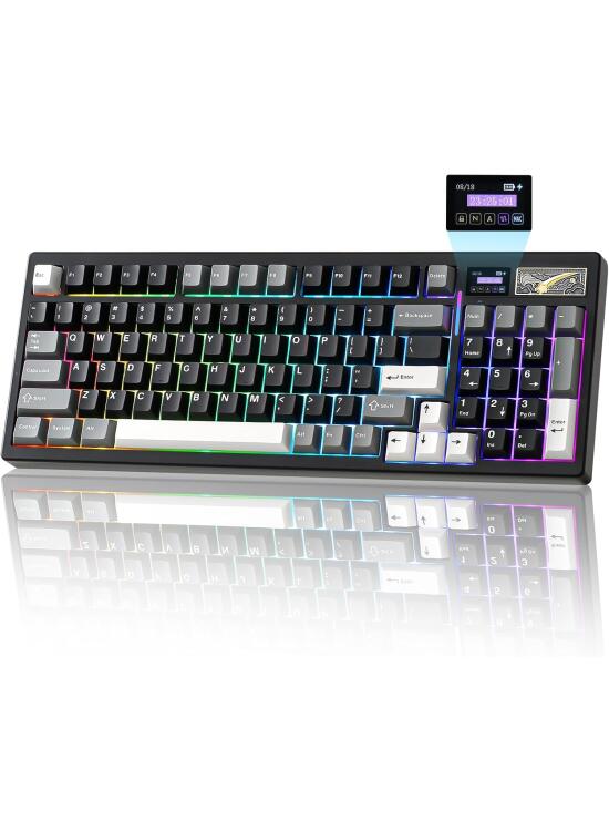 La Versatilidad Definida: Un Vistazo al Teclado Mecánico con Pantalla LCD