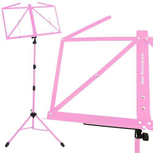 El atril personalizado keepdrum MUS3PK en color rosa: diseño y funcionalidad para músicos