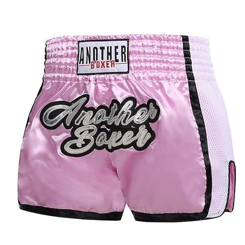 Volere è potere Pantalones cortos de boxeo, senderismo, kickboxing, muay thai, gimnasio, boxeo, para hombres y mujeres, pantalones cortos de lujo para artes marciales mixtas, naranja, XS