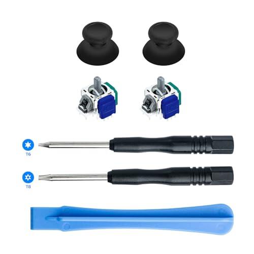 Mcbazel TMR Joystick Electromagnético de Repuesto para Mando Xbox Series X&S/One/One X/One S, con Thumbsticks de Repuesto y Kit de Reparación, Anti-Drift