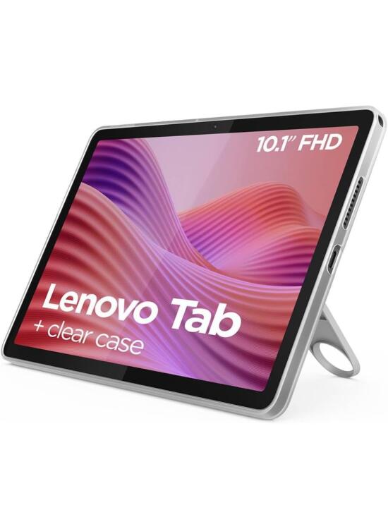 Lenovo Tab 10.1" 4/64GB WiFi Gris + Funda Transparente con Soporte