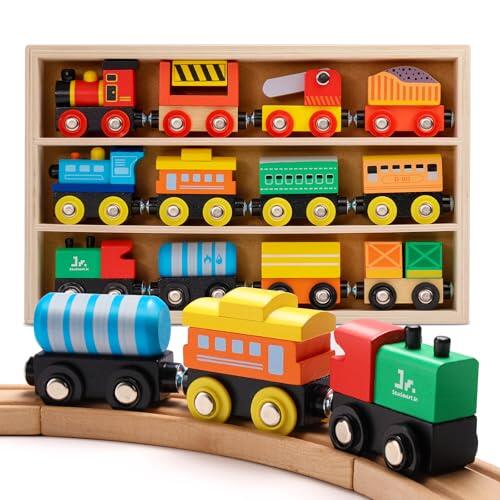 Los mejores trenes de madera magnéticos para niños: guía de compra y análisis