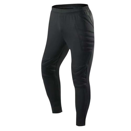 RenDiuJups Pantalones de Portero Acolchados for niños Pantalones/Pantalones Cortos de Portero Acolchados for fútbol Fútbol Gimnasio Entrenamiento Pantalones Cortos(Pants,13-14(M))