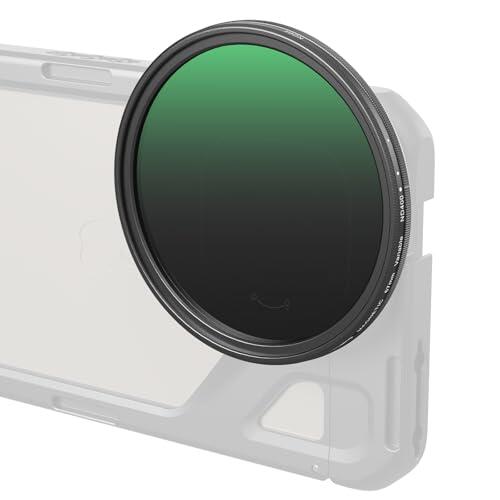 SMALLRIG Filtro Magnético VND de 67 mm (ND64-ND400, 6-9 Pasos), Ajustable para iPhone 16/S24 Ultra/Vivo X100 y Lentes de Cámara de 67 mm, sin Cristal óptico X Cross HD, con Adaptador Roscado - 5169