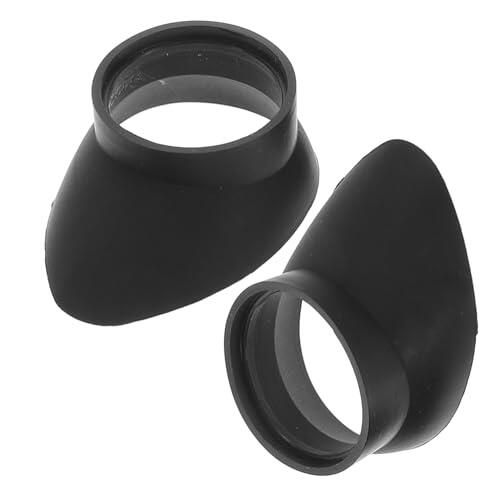 Gogogmee Cubiertas oculares de goma, 2 unidades, tapa protectora para microscopio, universal, para binoculares telescópicos, observación de aves, accesorios al aire libre