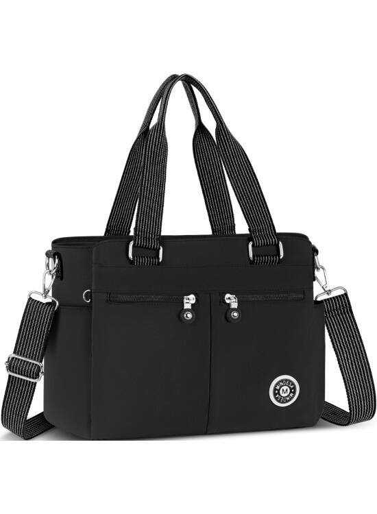 Bolso Bandolera Mujer Grande Casual Tote Bag Nailon Handbags Ligero Bolsos de Hombro con Múltiples Bolsillos Crossbody Mujer con Correa Ajustable para Shopper Viajes