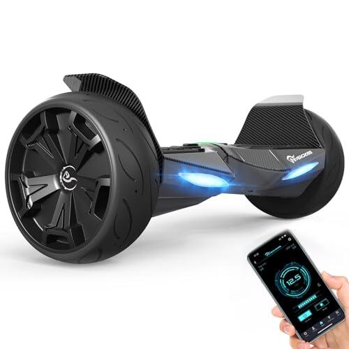 EVERCROSS 8,5" Hoverboards, Hover Board Todoterreno, Hoverboards con Bluetooth Habilitadas para Aplicaciones, Hover Boards flotantes para Niños Adolescentes Adultos, Carga máxima de 120KG