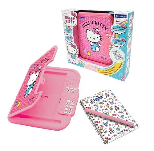 LEXIBOOK, Disney Stitch, Diario electrónico Stitch con bolígrafo y libreta incluidos, Interactivo, Protegido con contraseña, características Divertidas, Efectos de Sonido, Azul, SD50D