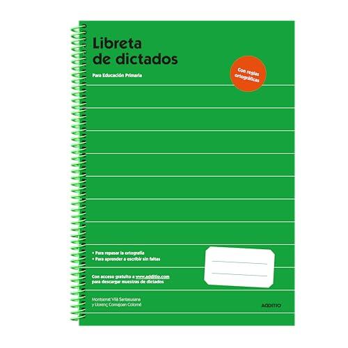 Organiza tus dictados escolares con la libreta Additio A4 verde