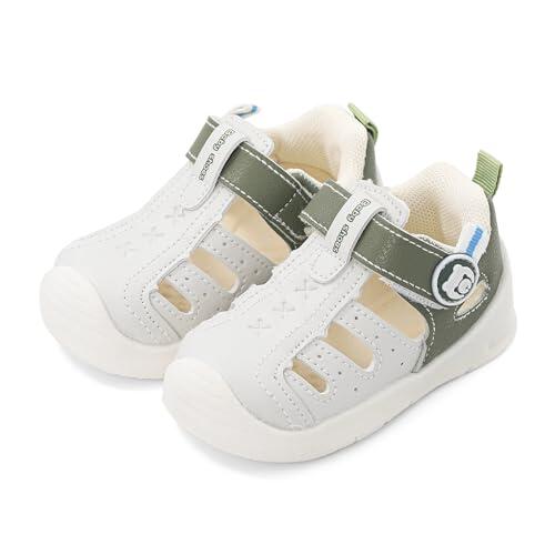 MK MATT KEELY Sandalias Bebé Verano Zapatillas Primeros Pasos Bebé Niño Niña Punta Cerrada Sandalias Deportivas Comodas,Verde,EU22(CN19)
